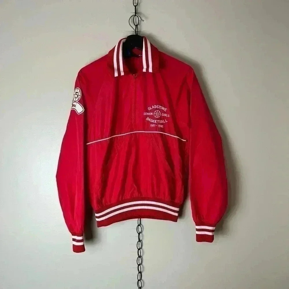 Vintage 1982 Gladstone Senior Girls Basketball Light Jacket